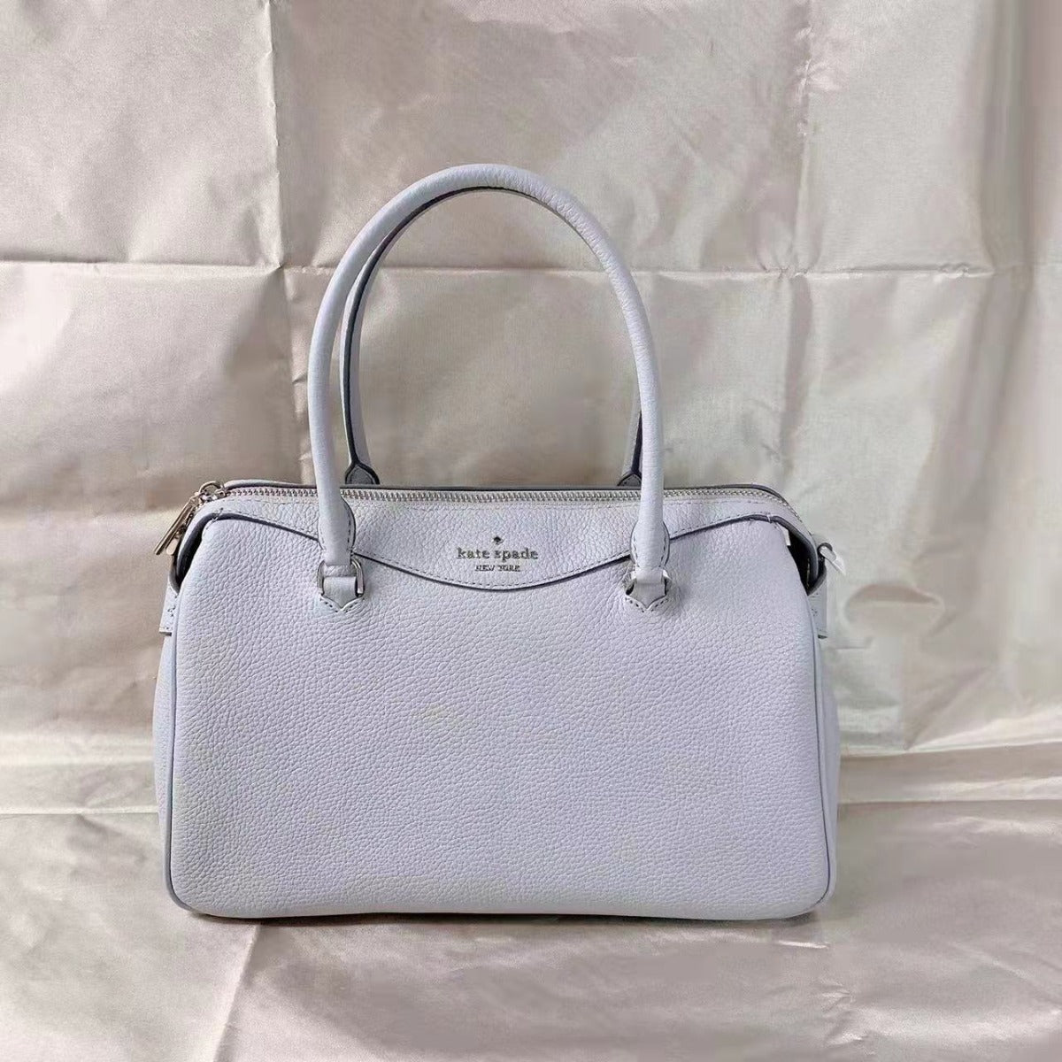 Kate Spade K4673 2WAY pebbled Leather Crossbody Shoulder Bags In Nimbus Grey Kate Spade K4673 2WAY pebbled Leather Crossbody Shoulder Bags In Nimbus Grey